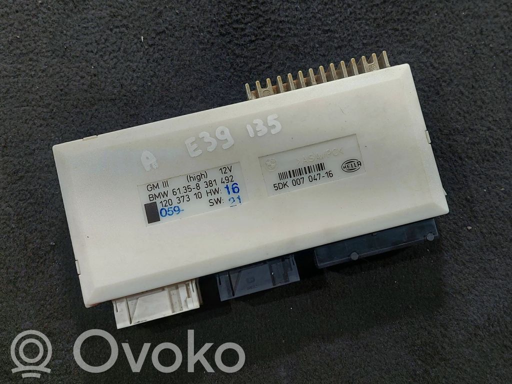 BMW 5 E39 Módulo de confort/conveniencia 