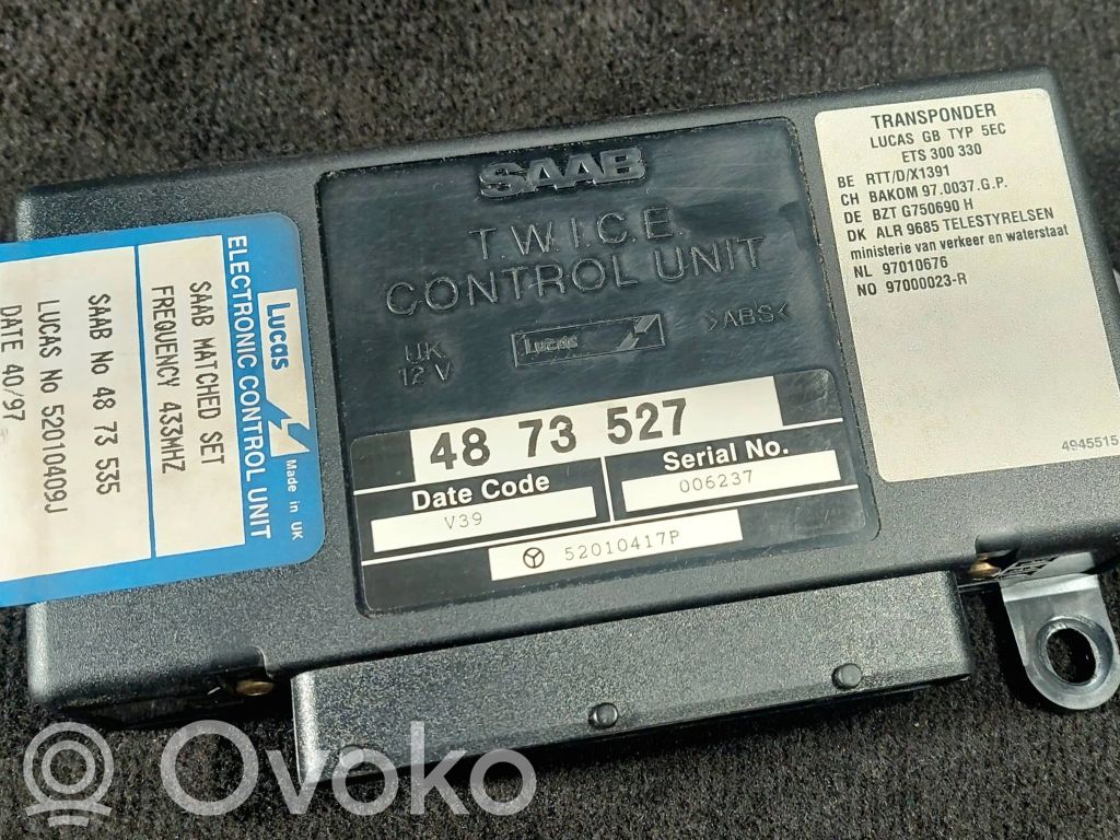 Saab 9-5 Komforto modulis 