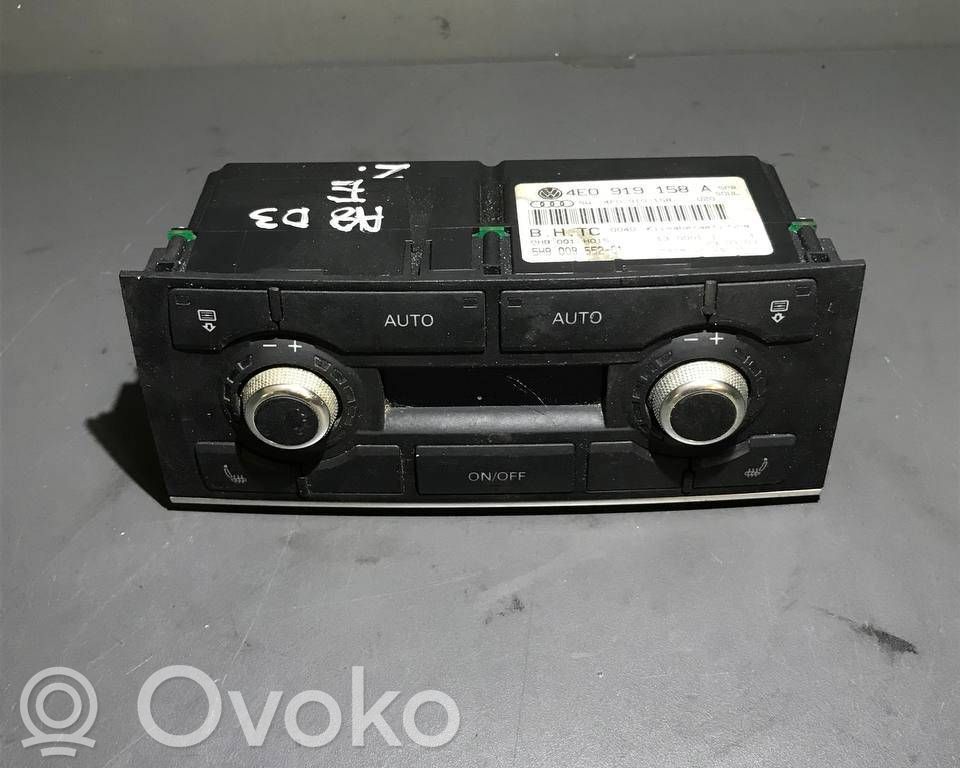 Audi A8 S8 D3 4E Climate control unit 