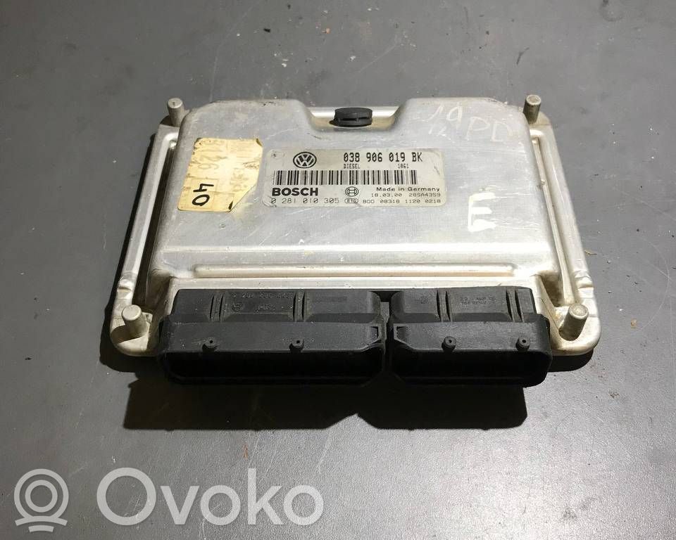 Engine control unit/module   038906019BK,28SA4359,0281010305