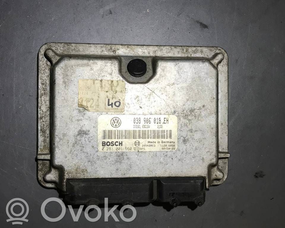 Engine control unit/module   038906018EH,0281001960