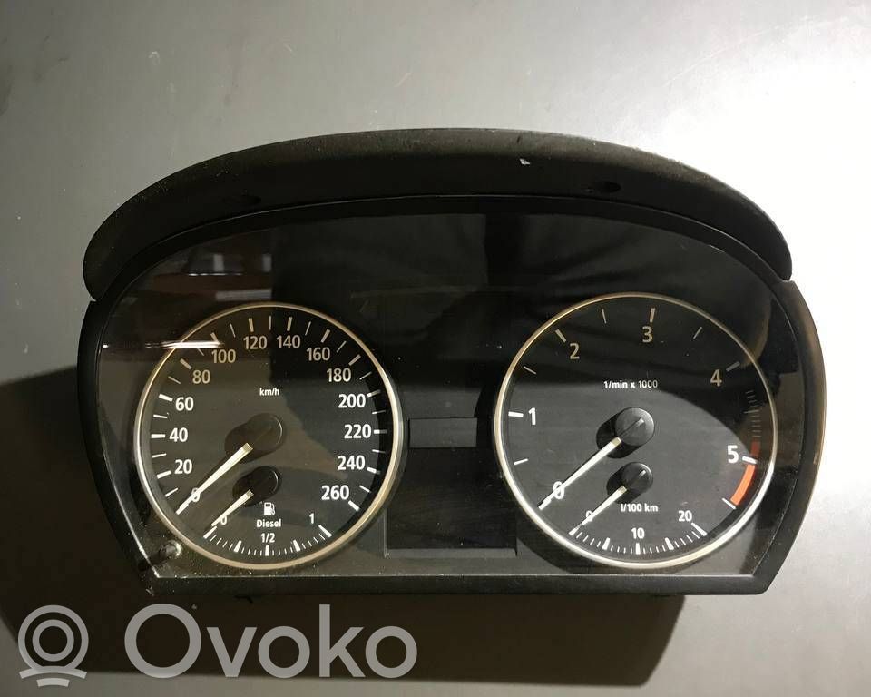 BMW 3 E90 E91 Speedometer (instrument cluster) 