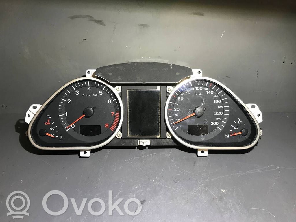 Audi A6 S6 C6 4F Speedometer (instrument cluster) 