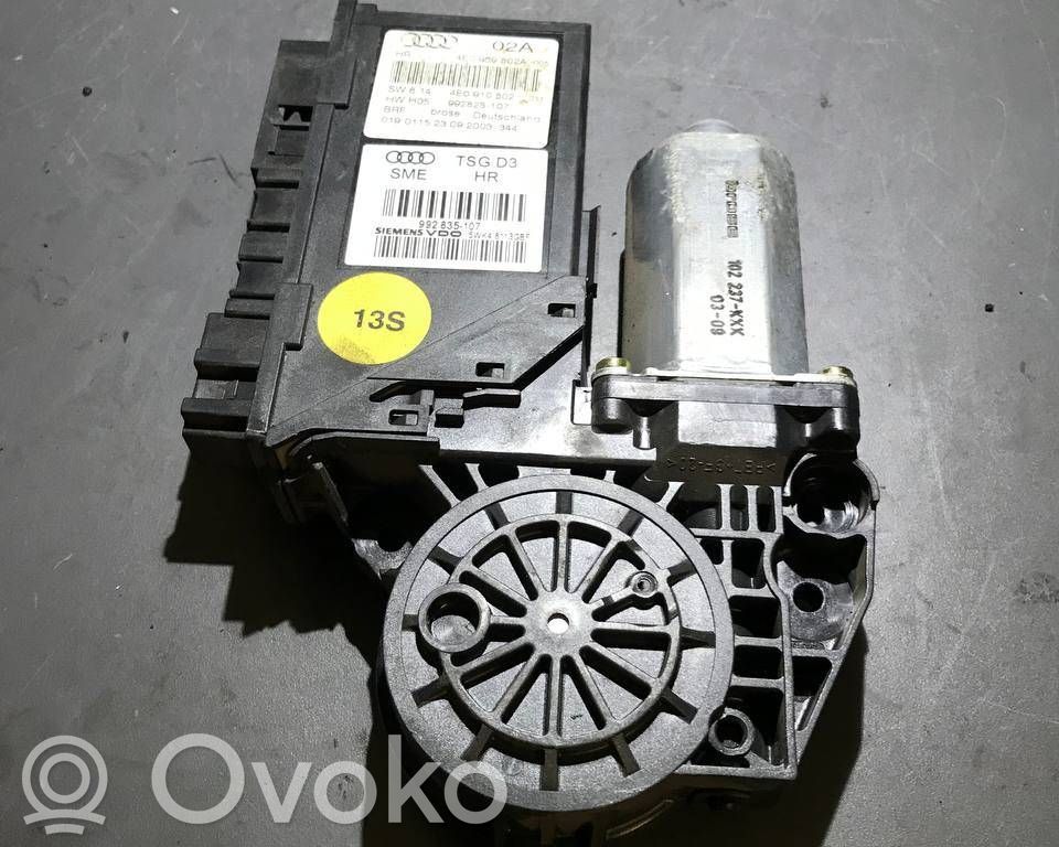 Audi A8 S8 D3 4E Rear door window regulator motor 