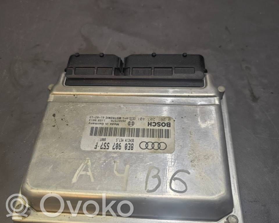 Engine control unit/module   8E0907557F,0261207401