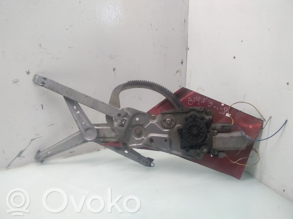 BMW 3 E36 Front door window regulator with motor 