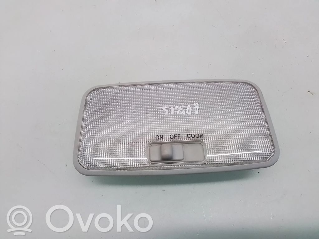 Toyota Auris 150 Rear seat light 