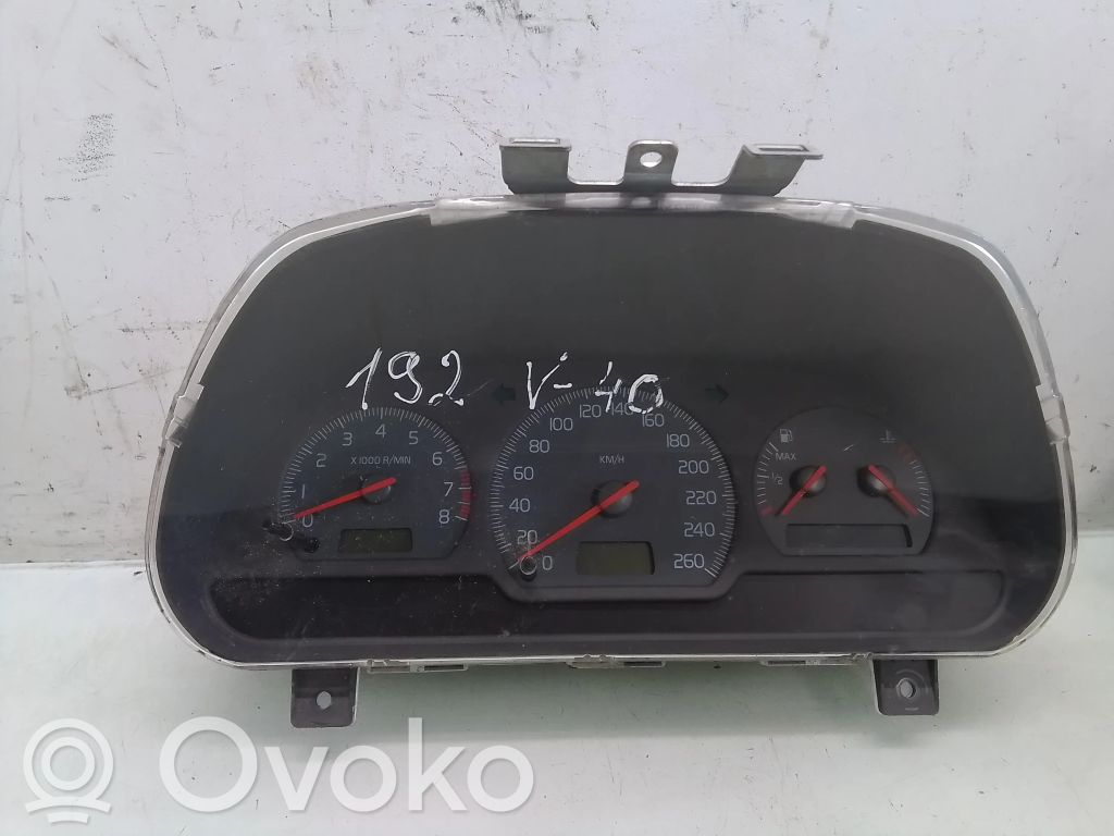 Volvo S40, V40 Speedometer (instrument cluster) 