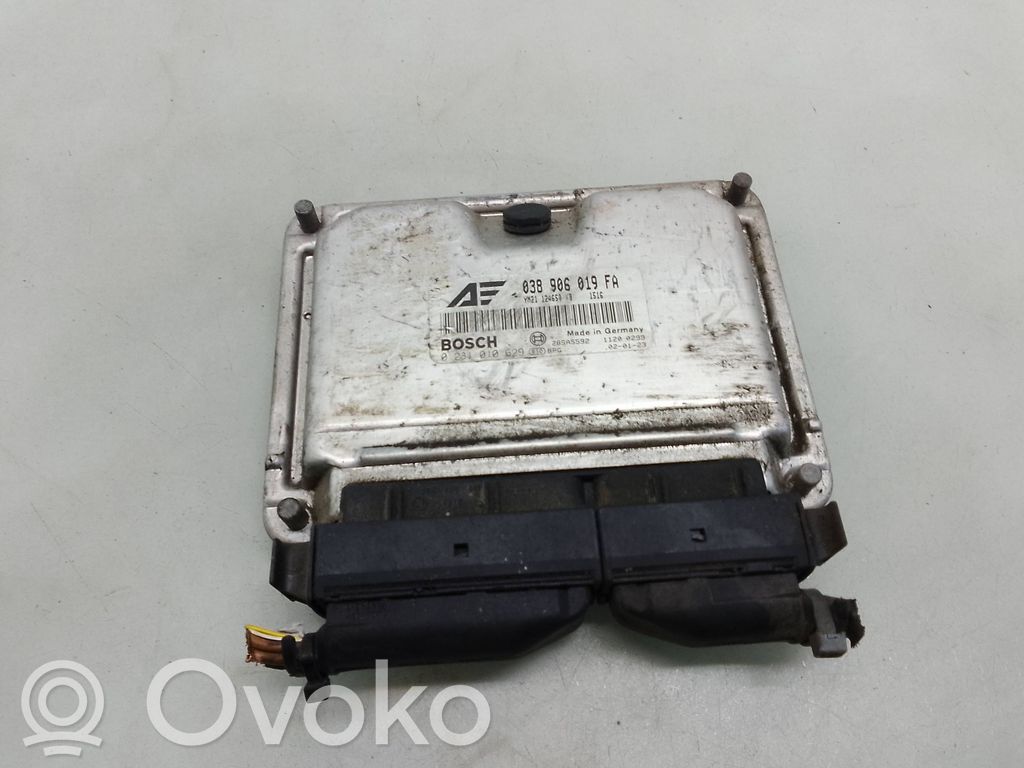 Engine control unit/module   038906019FA,28SA5592,0281010629