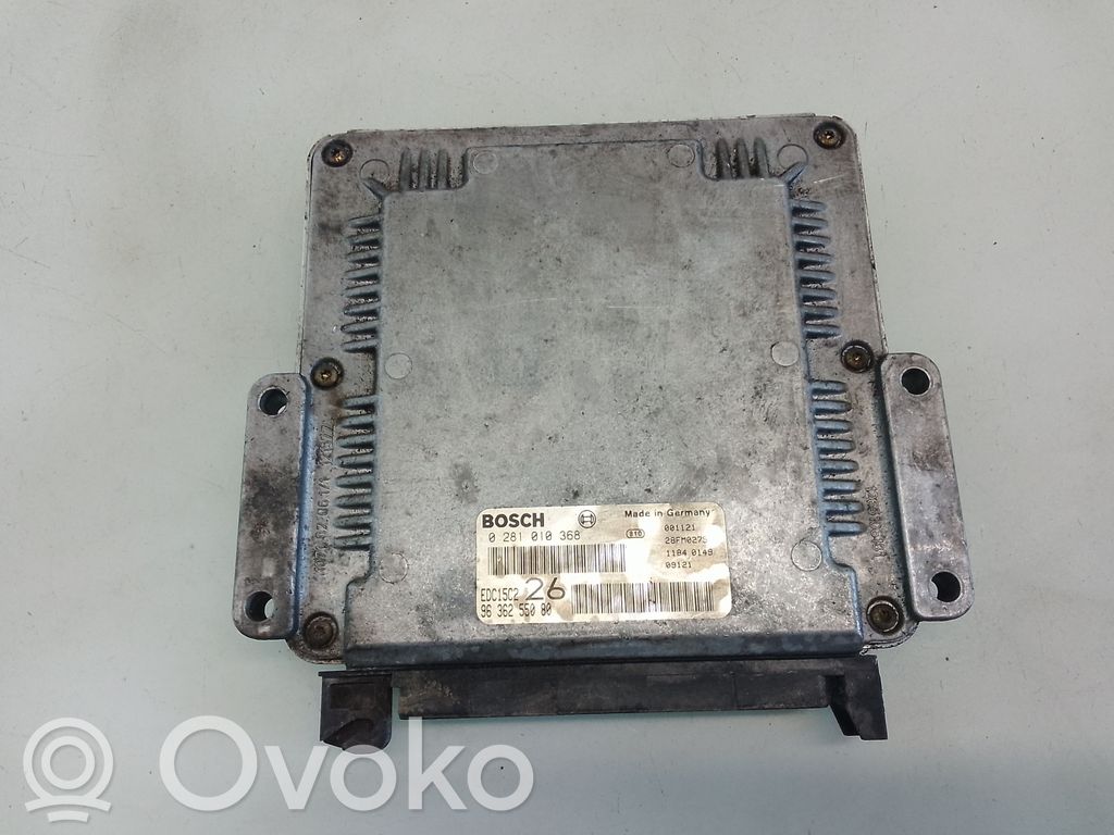Engine control unit/module   0281010368,9636255080