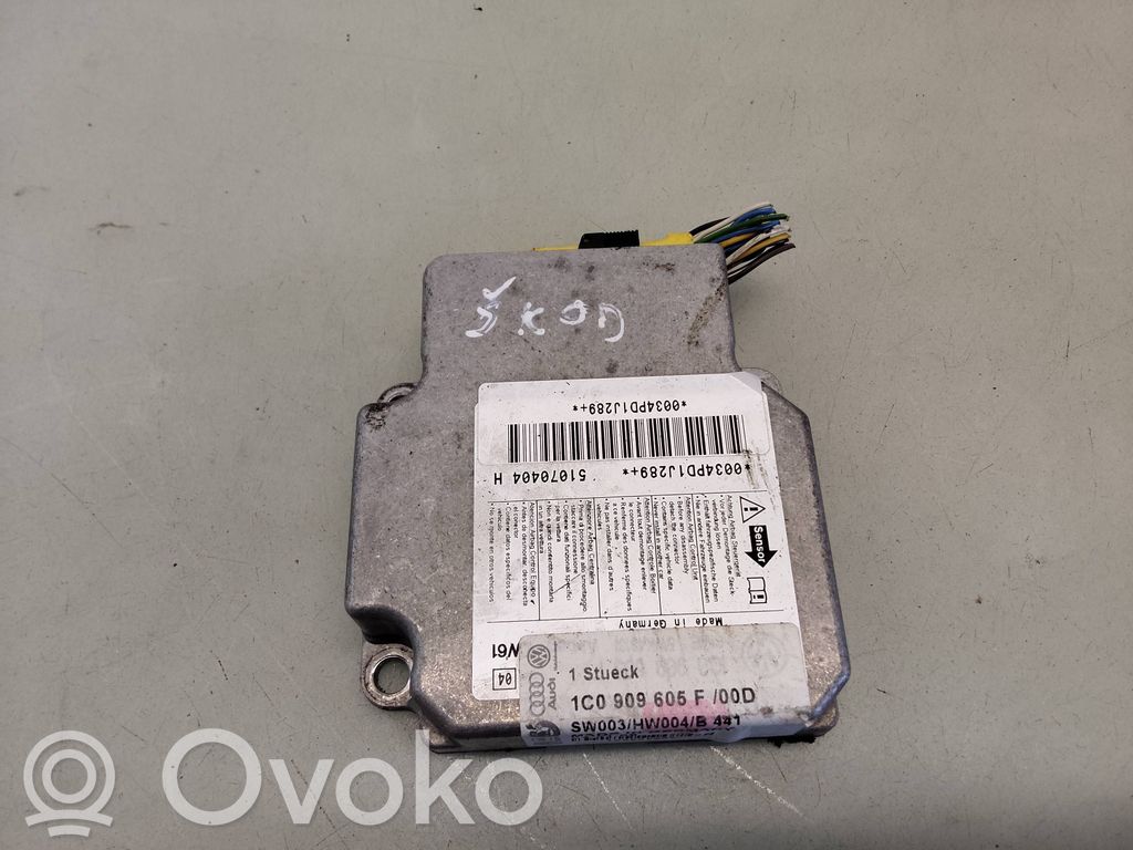 Skoda Superb B5 (3U) Unitate/modul de comandă airbaguri 