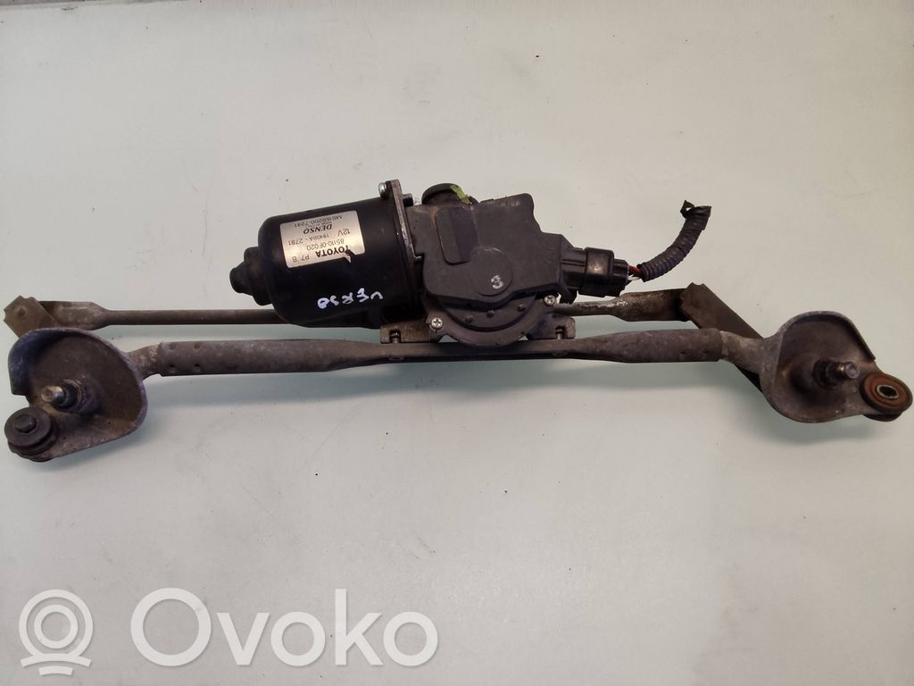 Toyota Corolla Verso E121 Tiranti e motorino del tergicristallo anteriore