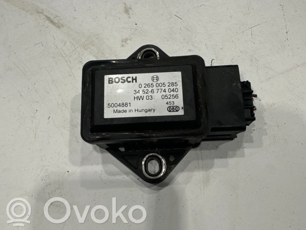 BMW X5 E53 ESP acceleration yaw rate sensor 