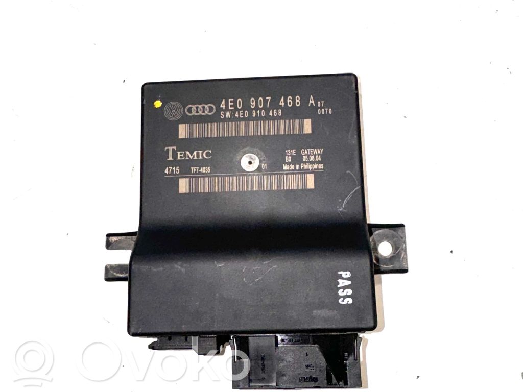 Gateway control module   4E0907468A,4E0910468