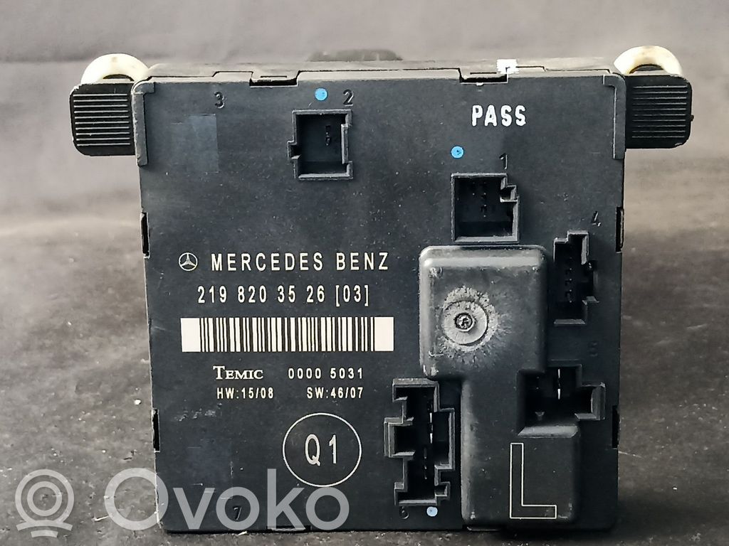 Unité de commande module de porte   2198203526,2198200226,2198202126,2198203326,TRASESQUERDO