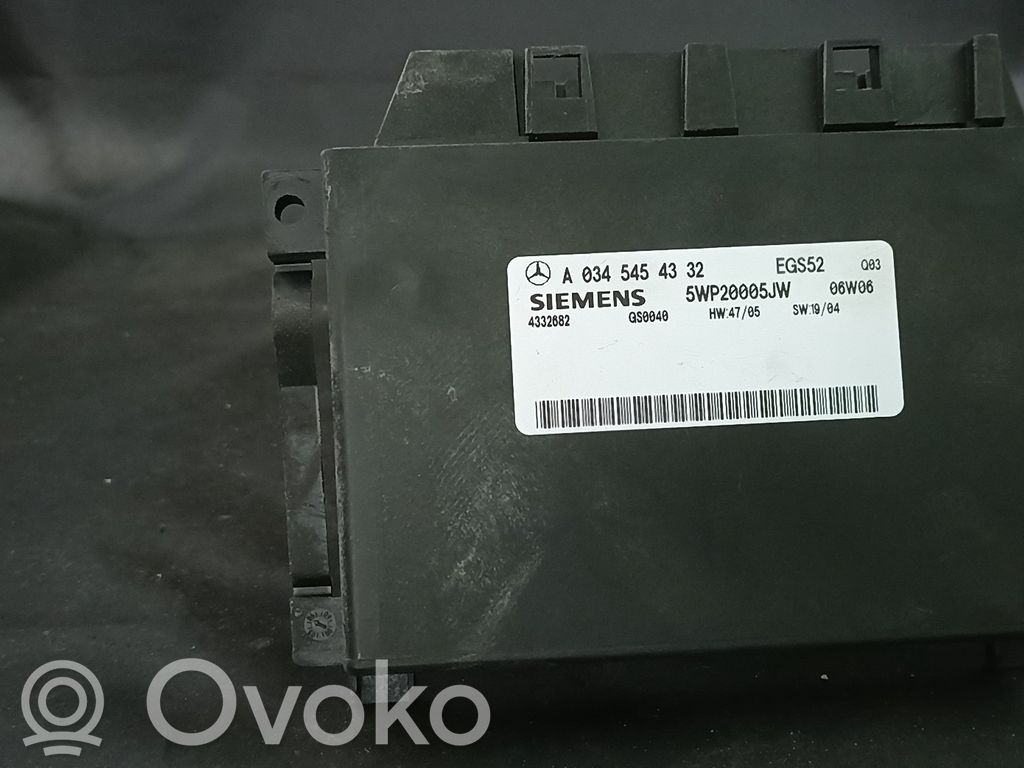 Mercedes-Benz CLC CL203 Gearbox control unit/module 