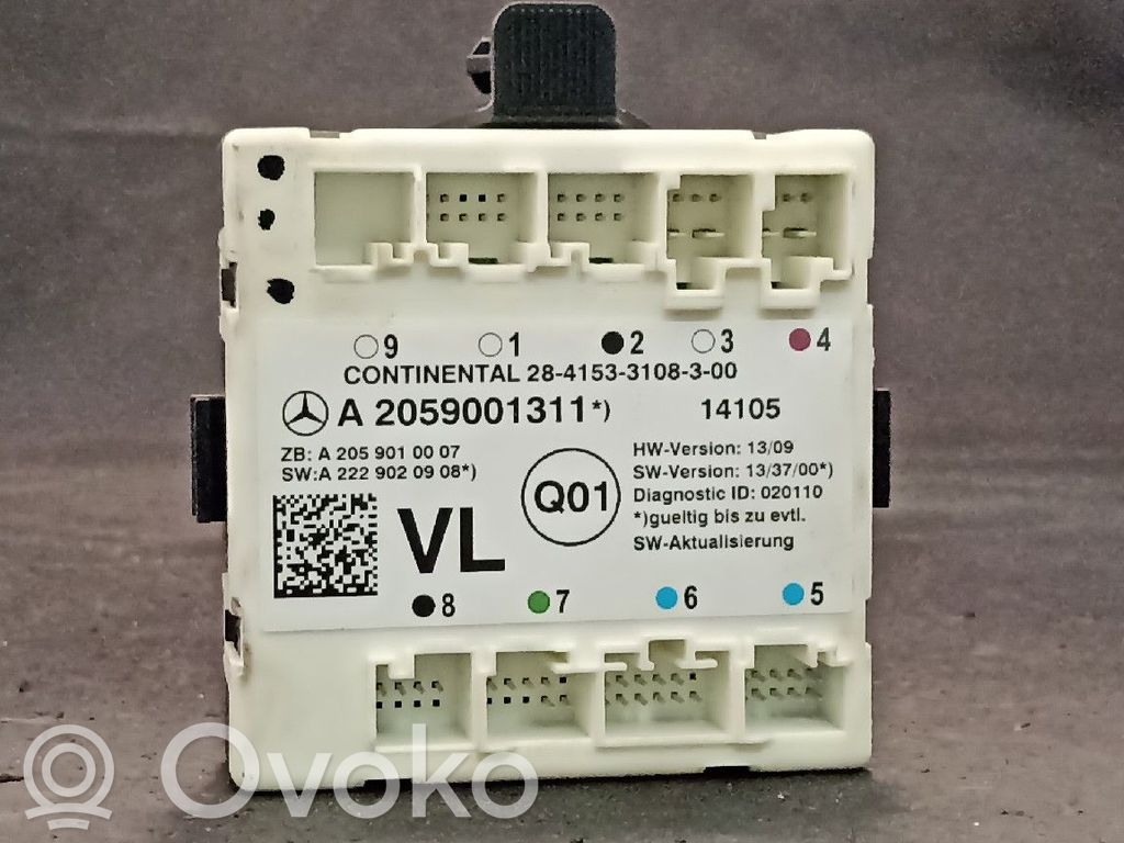 Unité de commande module de porte   2059001311,2059000328,FRENTEESQUERDO