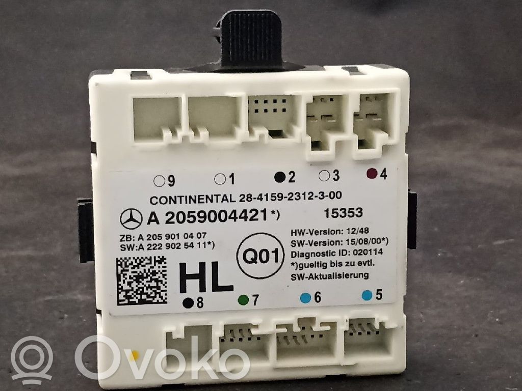 Mercedes-Benz C W205 Door control unit/module 