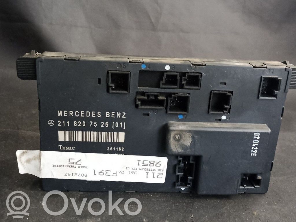 Unité de commande module de porte   2118207526,A2118207526,FRENTEESQUERDO
