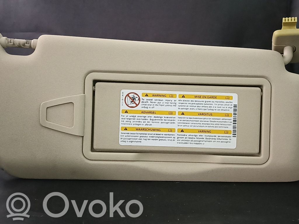 Mercedes-Benz E C207 W207 Sun visor 