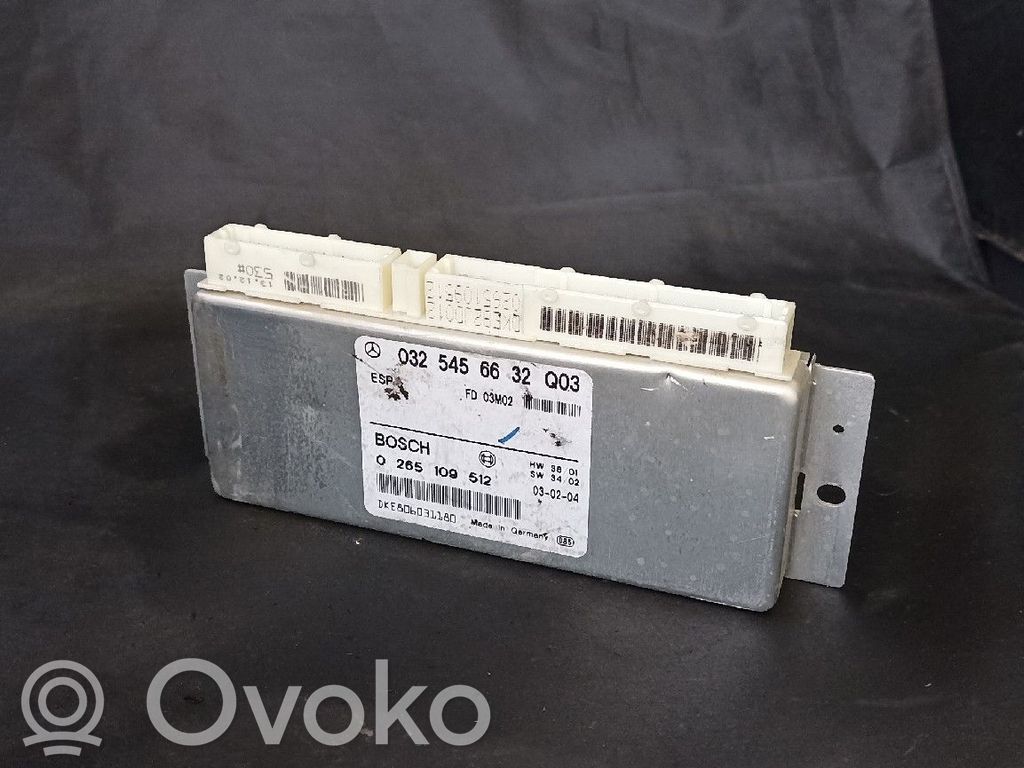 ESP (stability system) control unit   0325456632,A0325456632