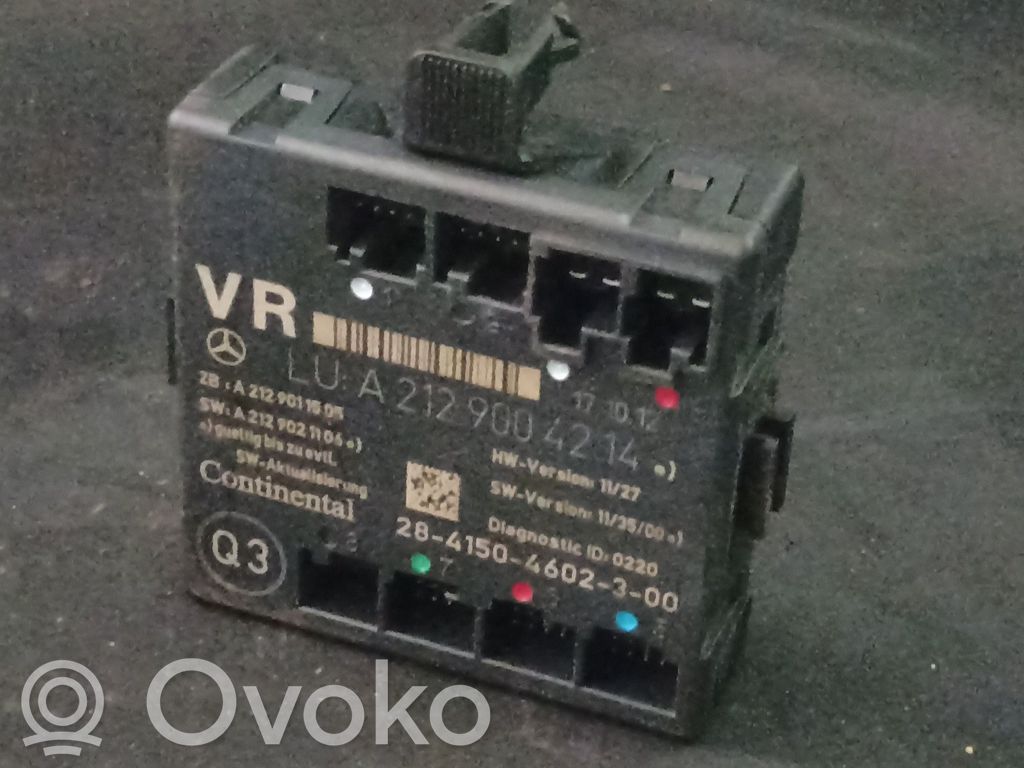 Mercedes-Benz E W212 Door control unit/module 