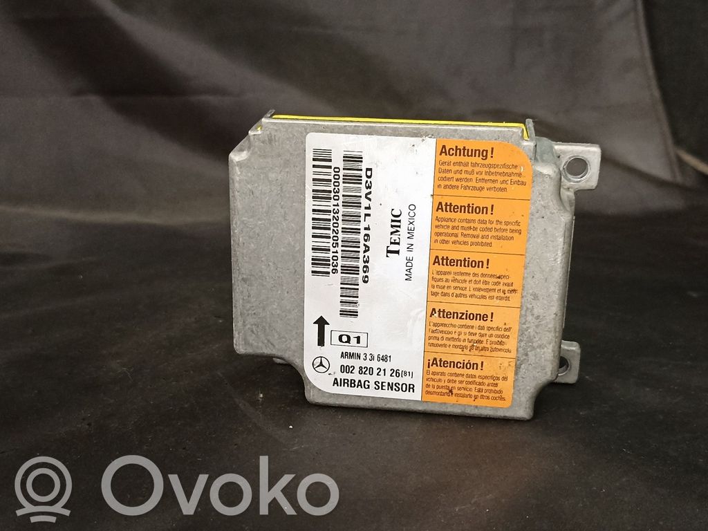 Airbag control unit/module   0028202126,A0028202126
