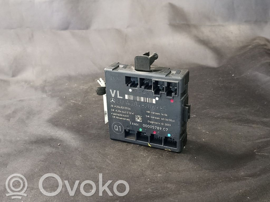 Mercedes-Benz C W204 Door control unit/module 