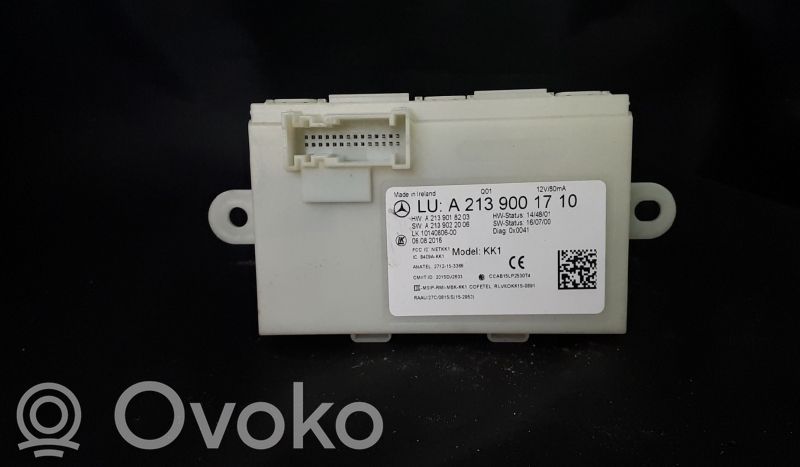 Mercedes-Benz E W213 Door central lock control unit/module 