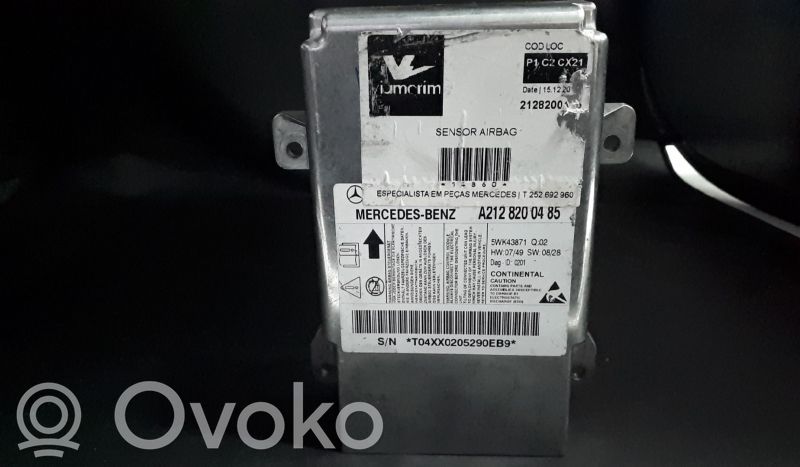 Airbag control unit/module   2128200485,A2128200485