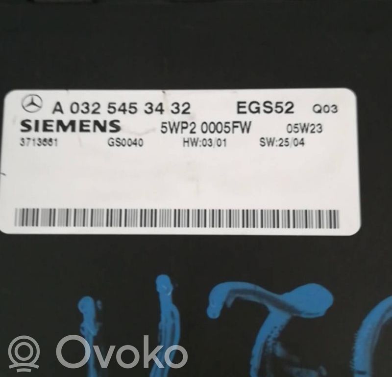 Gearbox control unit/module   0325453432,A0325453432