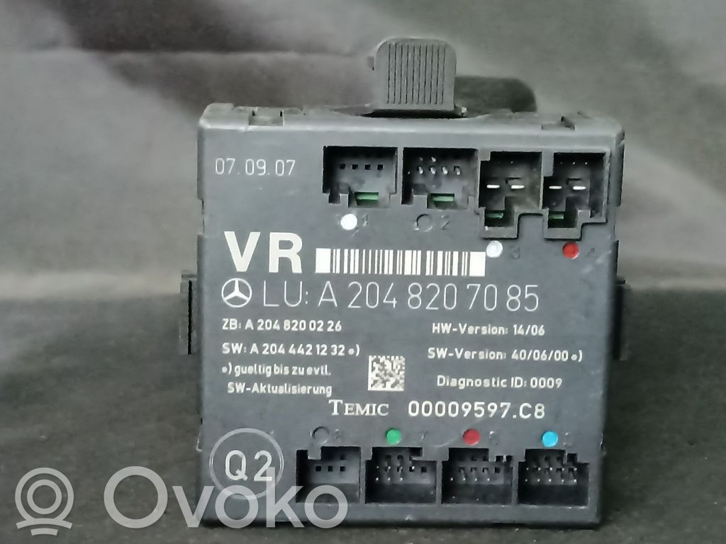 Door control unit/module   2048207085,2048207485,2048702126,2048707626,2128203785,2129009229,FRENTEDIREITO