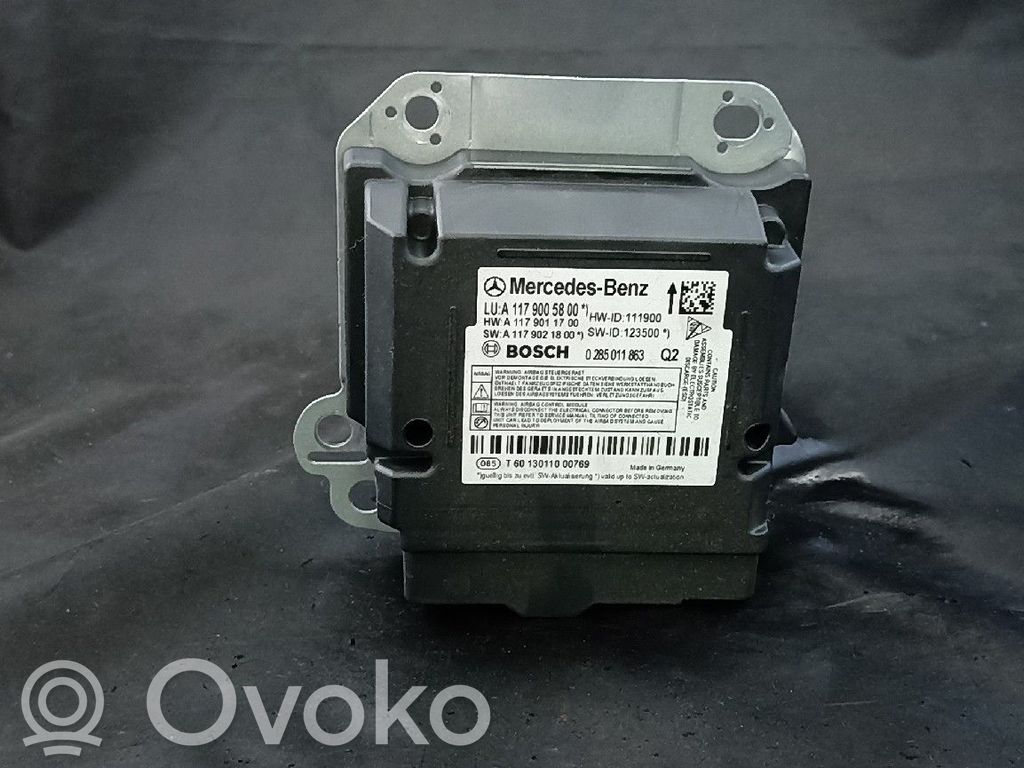 Mercedes-Benz A W176 Sterownik / Moduł Airbag 