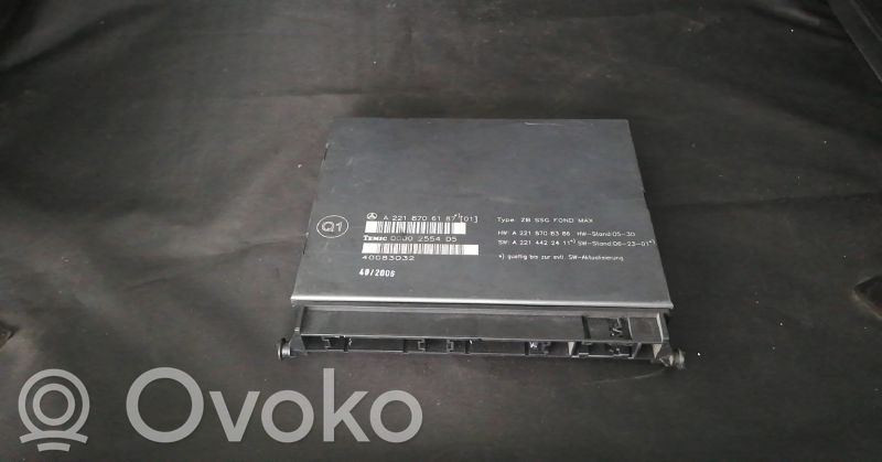Mercedes-Benz S W221 Module de commande de siège 