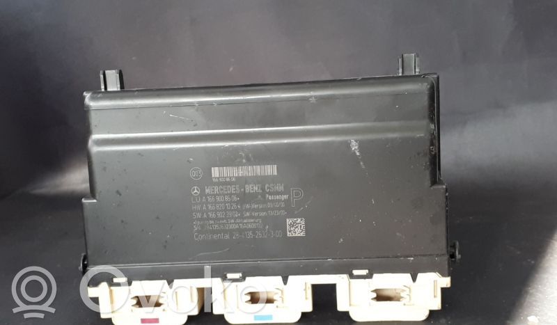 Mercedes-Benz CLA C117 X117 W117 Module de commande de siège 