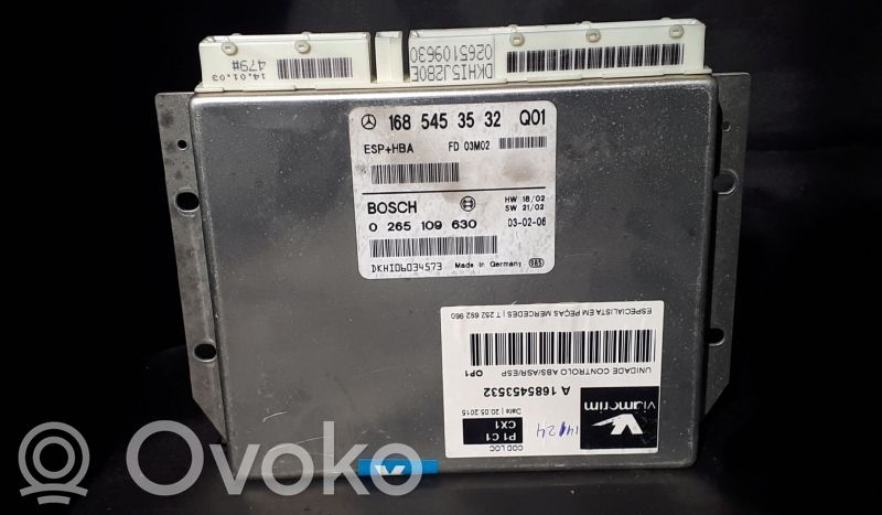ESP (stability system) control unit   1685453532,0295458332,1685450832,1685451332,A0295458332,A1685450832,A1685451332,A1685453532