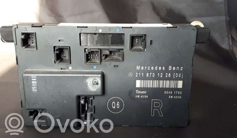 Unité de commande module de porte   2118701226,2118200626,2118201685,2118701026,2118702885,2118707226,A2118200626,A2118201685,A2118701026,A2118701226,A2118702885,A2118707226,FRENTEDIREITO