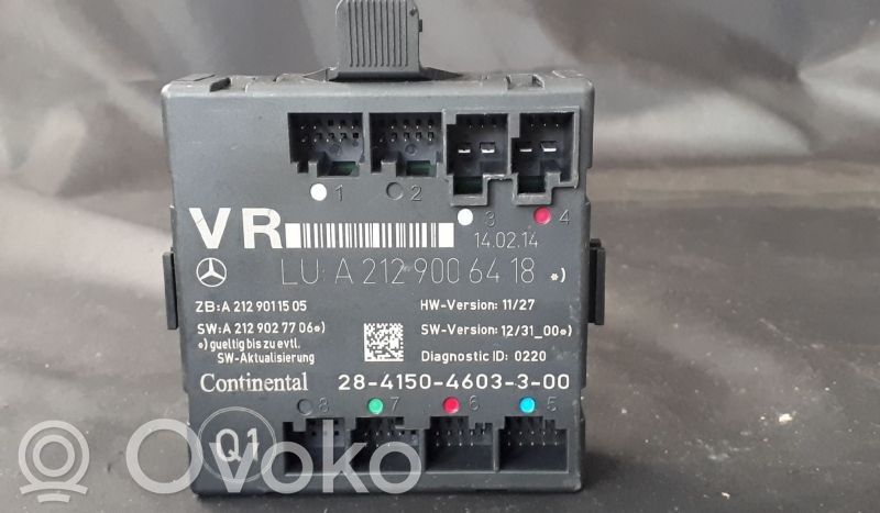 Mercedes-Benz E W212 Unidad de control/módulo de la puerta 