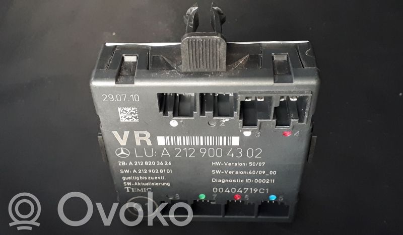 Unité de commande module de porte   2129004302,A2129004302,FRENTEDIREITO