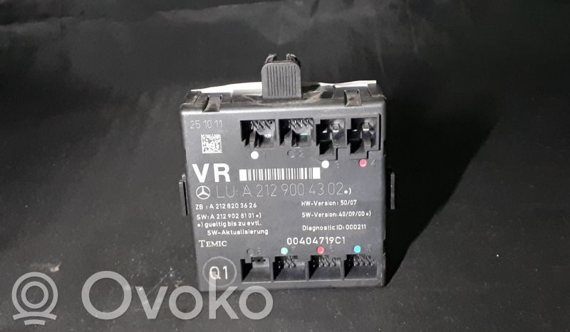 Unité de commande module de porte   2129004302,A2129004302,FRENTEDIREITO