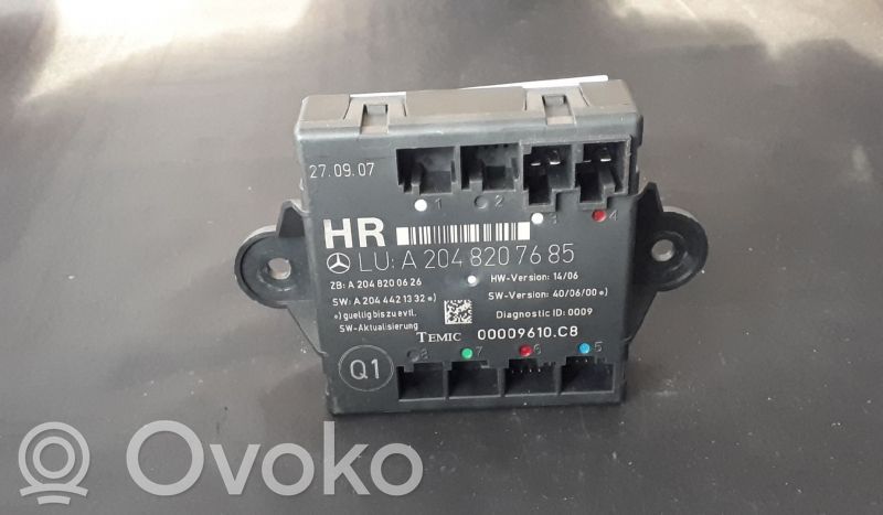 Mercedes-Benz C W204 Door control unit/module 