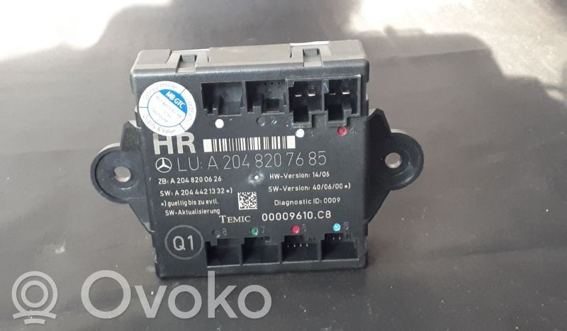 Mercedes-Benz C W204 Door control unit/module 