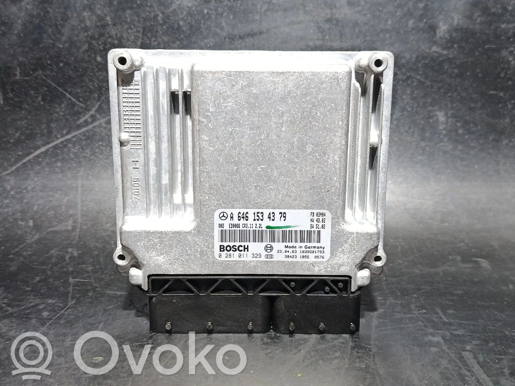 Engine control unit/module   6461534379,6461539879,A6461534379,A6461539879,Q02ED0066CR311