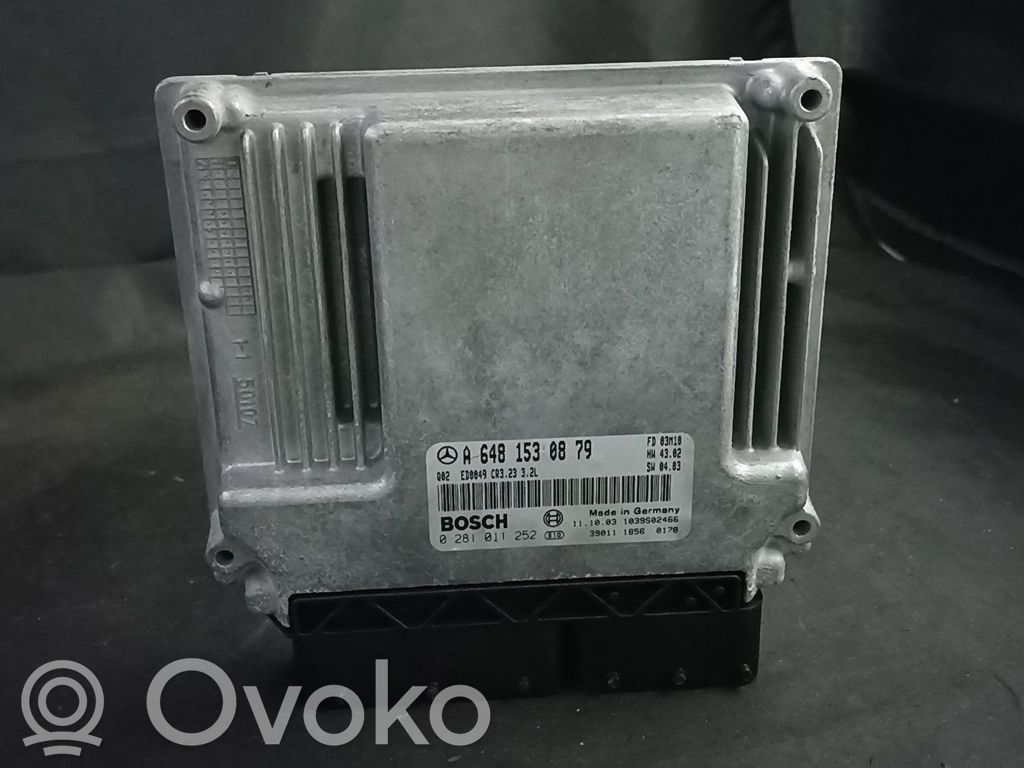 Engine control unit/module   6481530879,A6481530879,Q02ED0049CR323
