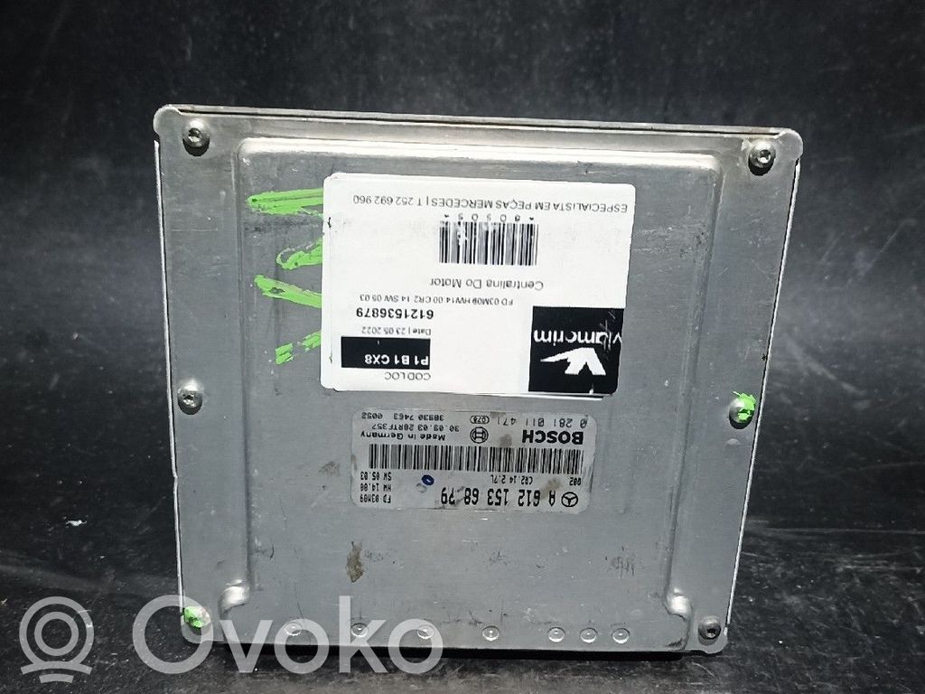 Mercedes-Benz CLK A209 C209 Engine control unit/module 