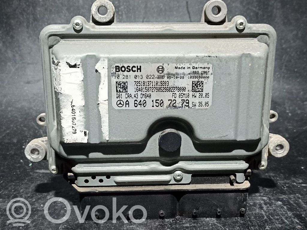Engine control unit/module   6401507279,6401500891,Q01CRA43