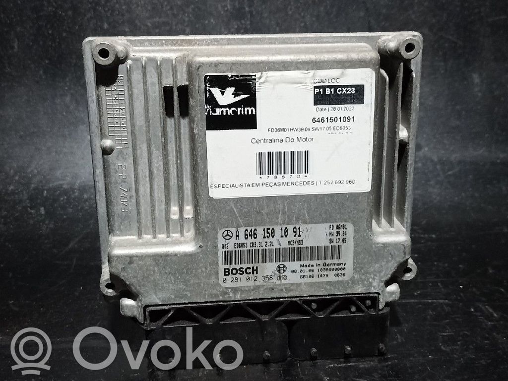 Engine control unit/module   6461506379,6461504991,6461509677,Q01ED0116CR344