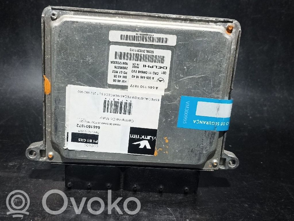 Sterownik / Moduł ECU   6461501872,Q01CRD11