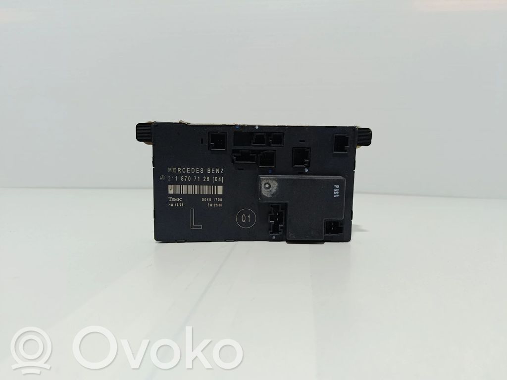 Unité de commande module de porte   2118707126,2118702785,2118707326,A2118702785,A2118707126,A2118707326