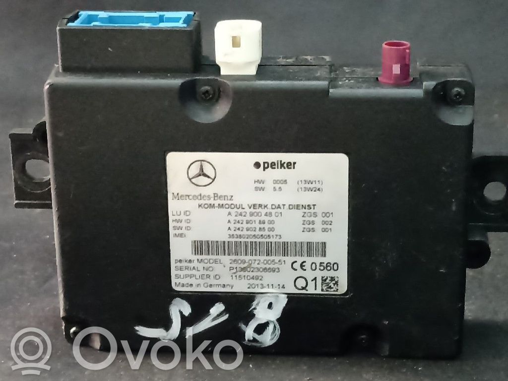 Mercedes-Benz C W204 Inne komputery / moduły / sterowniki 